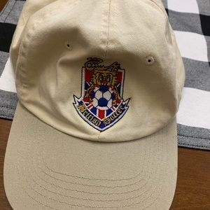 Vintage British soccer hat